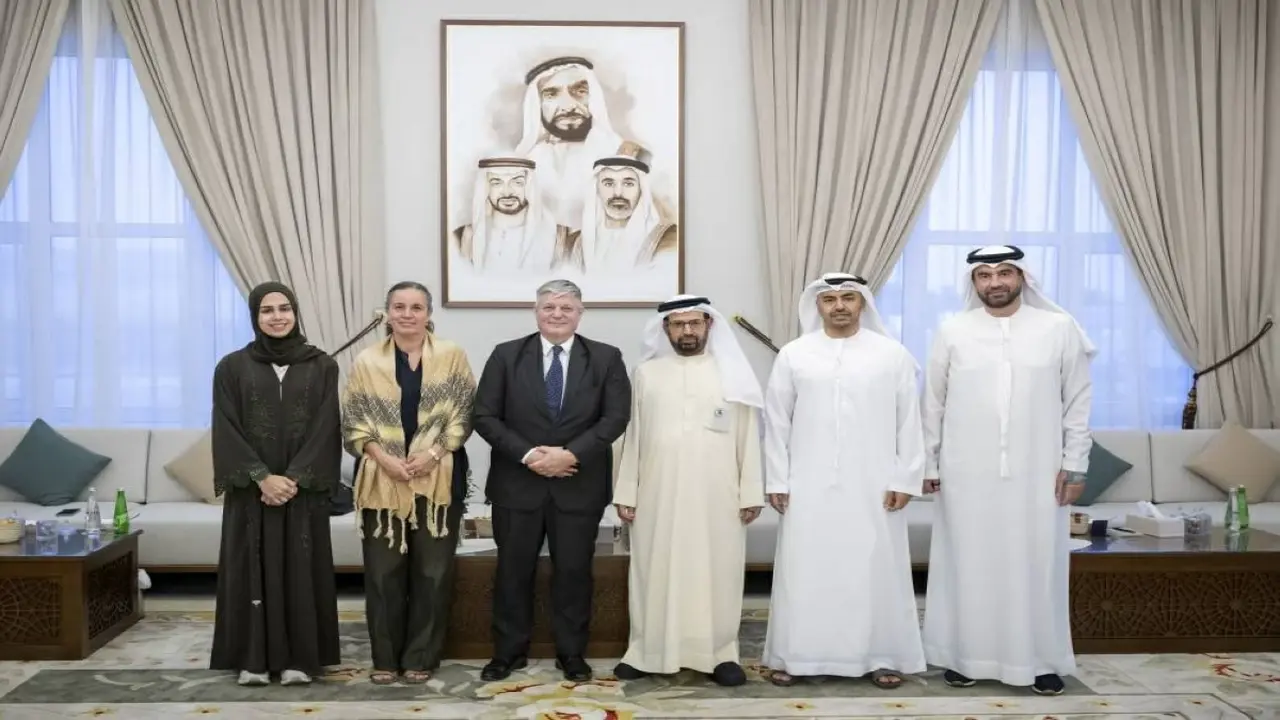 علي النعيمي يلتقي بسفير ألمانيا وقنصلها العام لتعزيز العلاقات الثنائية